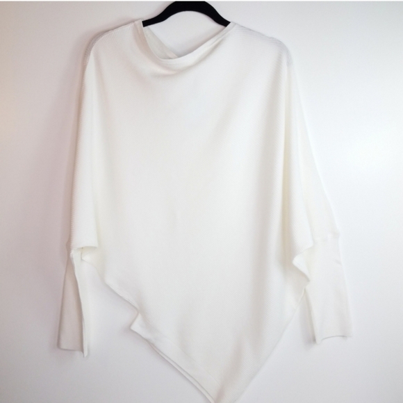 Ivory cashmere blend off the shoulder sweater - Picture 9 of 12
